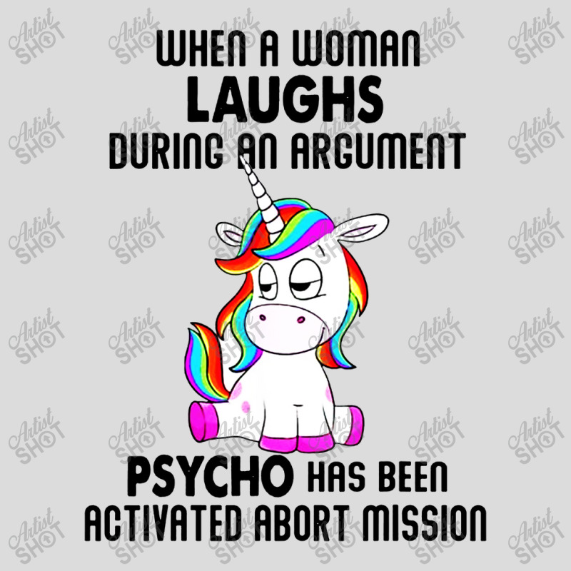 Funny Unicorn When A Woman Laughs During An Argument Men's Polo Shirt by ShopYes | Artistshot