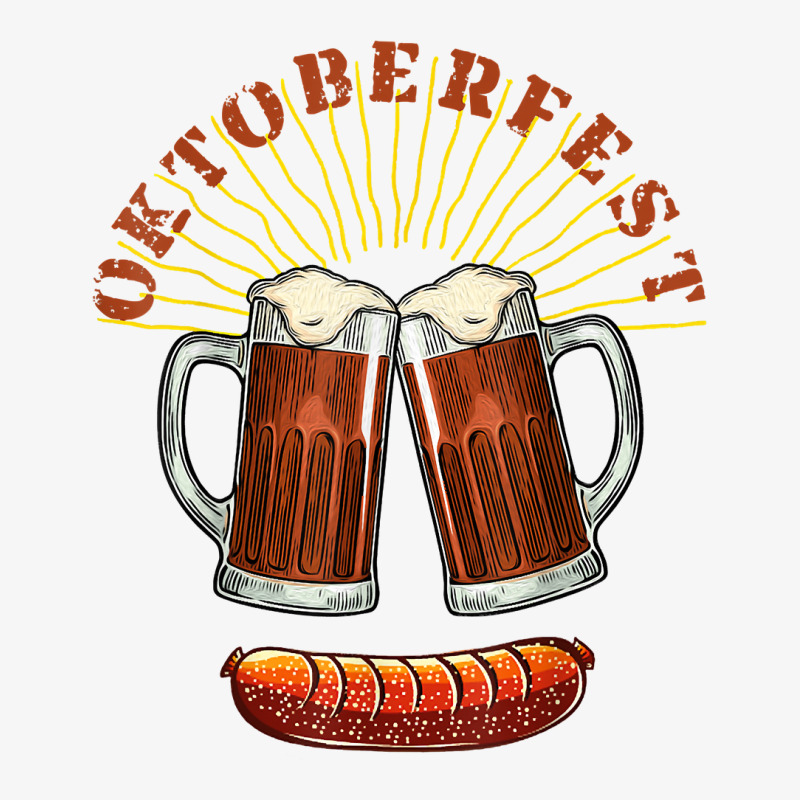 American Oktoberfest Dark Beer And Sausage T Shirt Ladies Fitted T-Shirt by kasaqcsegurc | Artistshot