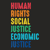 Economic Justice Human Rights Social Justice Freedom T Shirt Ladies Fitted T-shirt | Artistshot