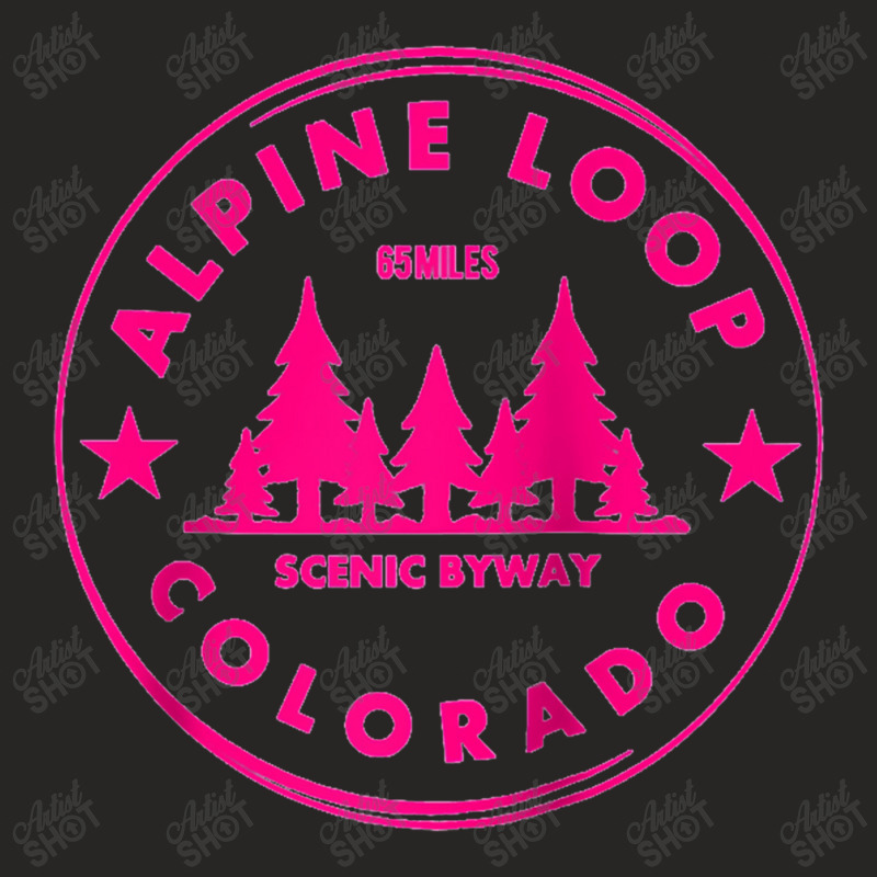 Alpine Loop Colorado Off Road 4x4   Retro Mile High Forest Raglan Base Ladies Fitted T-Shirt by SBuyArt | Artistshot