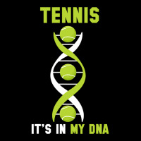 Tennis It's In My Dna Shirt Funny Fingerprint Game Player Landscape Canvas Print | Artistshot