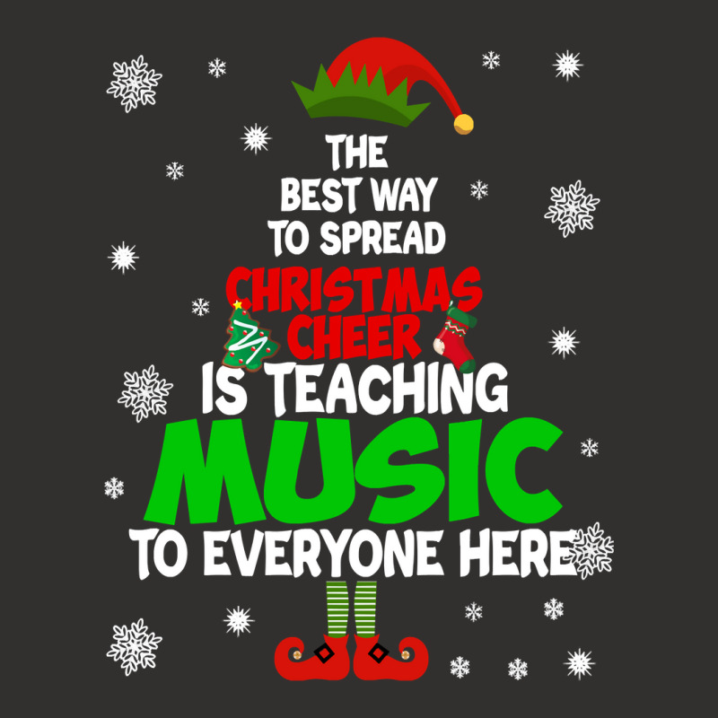 The Best Way To Spread Christmas Cheer Is Teaching Music Sweatshirt Champion Hoodie | Artistshot