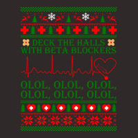 Deck The Halls Beta Blockers Nurse Christmas Ugly Sweater Racerback Tank | Artistshot