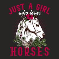 Horse Girl Horse Mom Just A Girl Who Loves Horses Ladies Fitted T-shirt | Artistshot