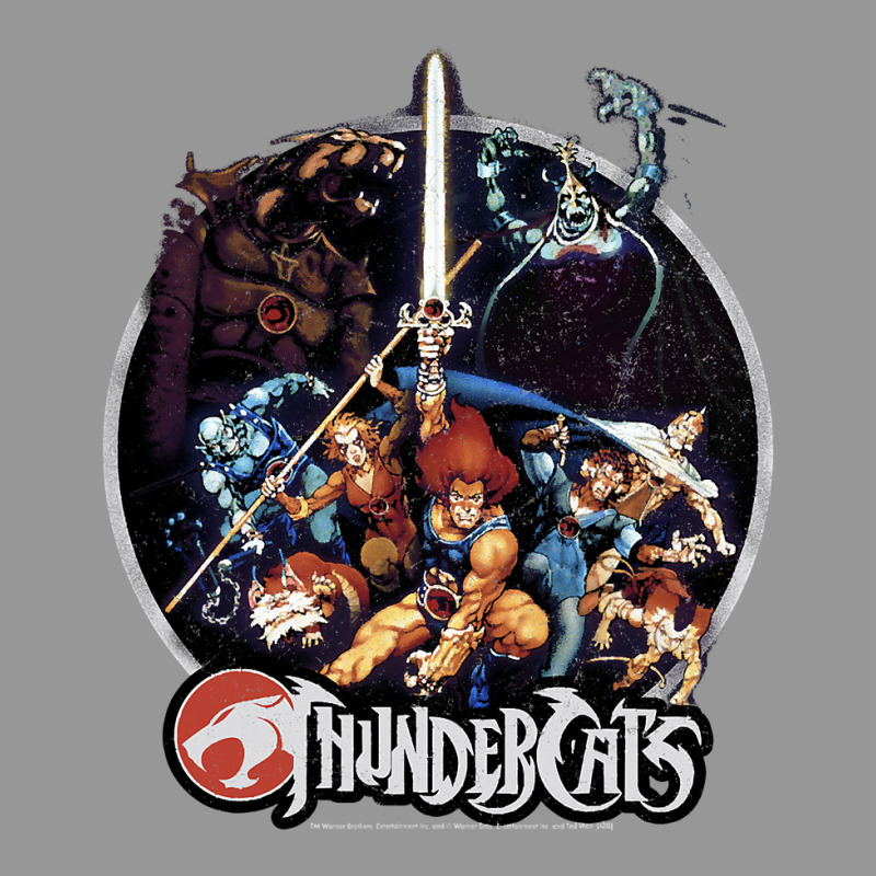 Thundercats Group Shot Vintage Circle T Shirt Women's V-Neck T-Shirt by HUUY | Artistshot