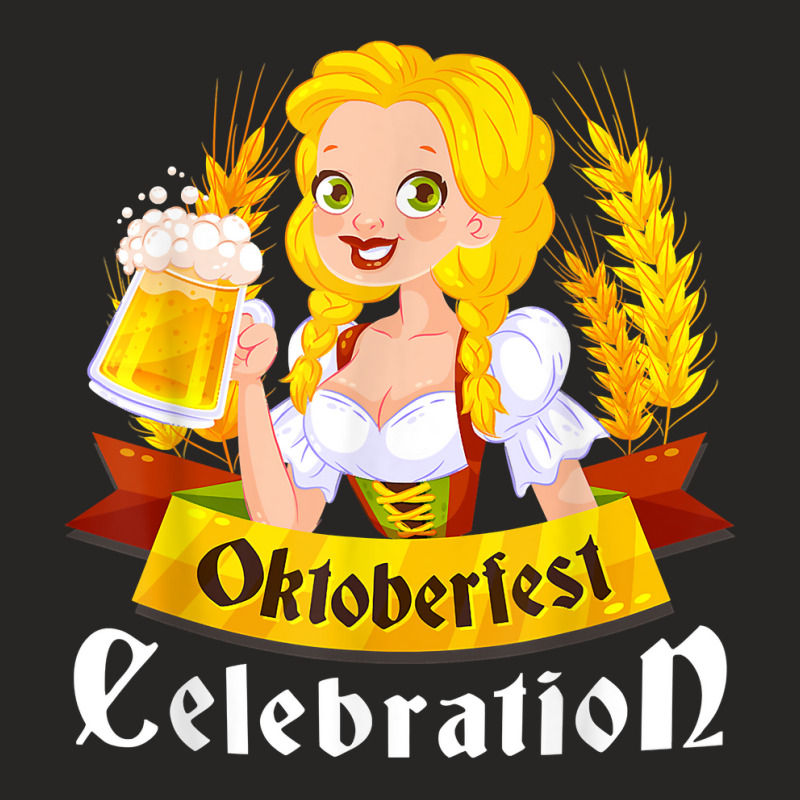 Oktoberfest Beer Wiesn Oktoberfest Girl Bavaria Design T Shirt Ladies Fitted T-Shirt by caroldian | Artistshot