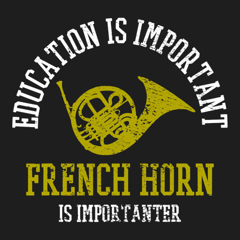 Vintage French Horn Player Instrument Music Teacher T Shirt Classic T-shirt | Artistshot