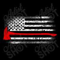 American Flag Fire Fight Red Axe Patriotic Gifts For Fireman Pullover Cropped Sweater | Artistshot