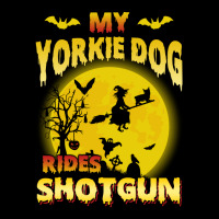 My Yorkie Yorkshire Terrier Dog Rides Shotgun Men's 3/4 Sleeve Pajama Set | Artistshot