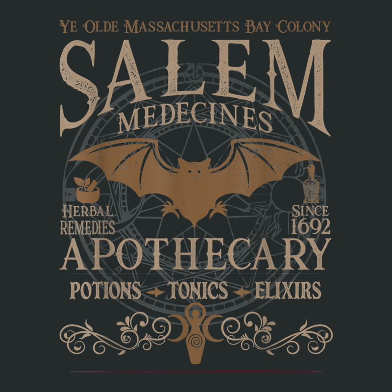 Salem Apothecary Herbalist Witch Wiccan Halloween  Beige T Shirt Women's Triblend Scoop T-shirt by caroldian | Artistshot