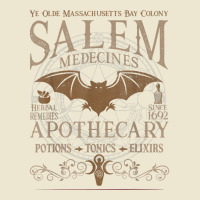 Salem Apothecary Herbalist Witch Wiccan Halloween  Beige T Shirt Cropped Hoodie | Artistshot