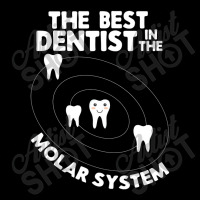 Best Dentist In The Molar System Design Funny Tooth Pun Adjustable Cap | Artistshot