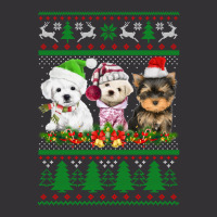 Three Yorkshire Terrier Christmas Cute Gift Vintage Hoodie | Artistshot