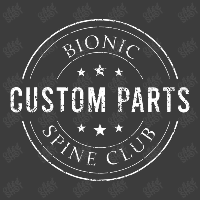 Bionic Spine Club Funny Spinal Fusion Back Surgery Gift Men's Polo Shirt by celanasubek | Artistshot