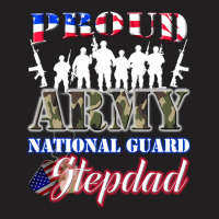 Proud Army National Guard Stepdad Tee U.s. Military Gift T-shirt | Artistshot