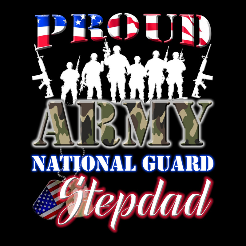 Proud Army National Guard Stepdad Tee U.s. Military Gift Men's 3/4 Sleeve Pajama Set | Artistshot