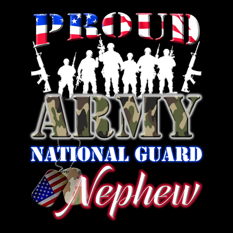 Proud Army National Guard Nephew Tee U.s. Military Gift Pocket T-shirt | Artistshot