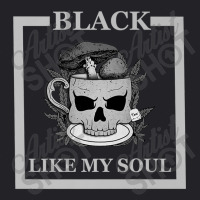 Skull Black Like My Soul Skull Mug Mushrooms Leafs Teabag Youth Tee | Artistshot