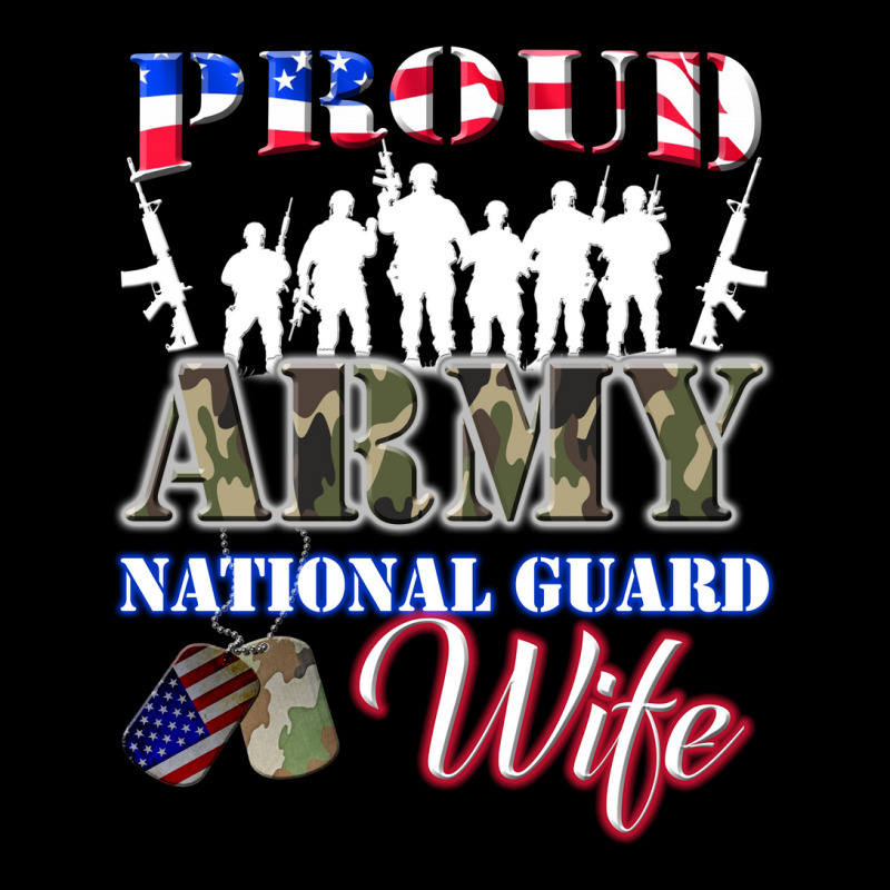 Proud Army National Guard Wife Tee U.s. Military Gift Adjustable Cap | Artistshot