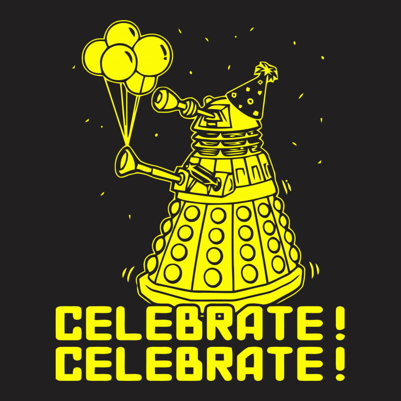 Dalek Celebrate! T-shirt | Artistshot