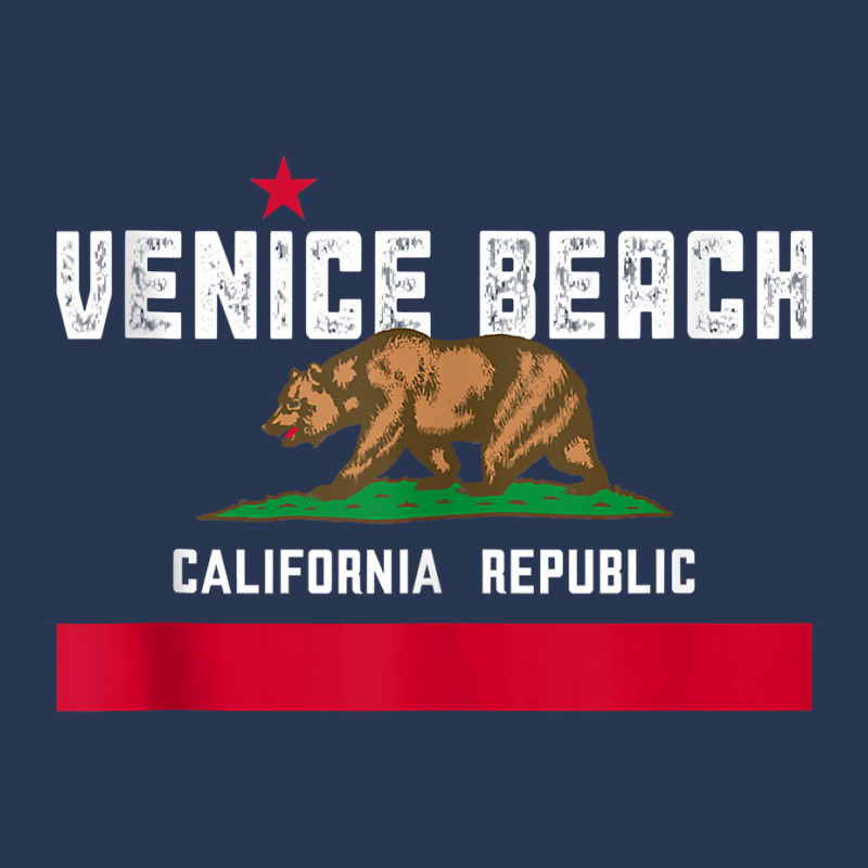 Venice Beach California Republic Summer Vacation Souvenir Tank Top Ladies Denim Jacket by lelalucin | Artistshot