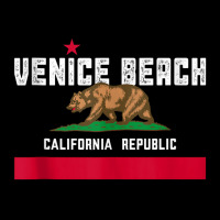 Venice Beach California Republic Summer Vacation Souvenir Tank Top Cropped Hoodie | Artistshot