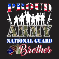 Proud Army National Guard Brother Tee U.s. Military Gift T-shirt | Artistshot