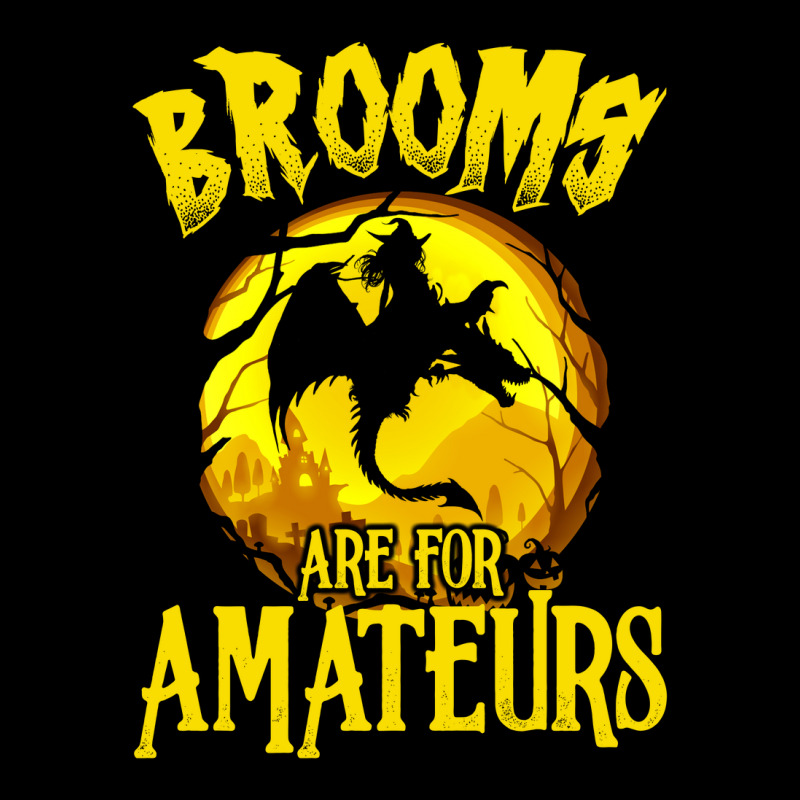 Brooms Are For Amateurs Dragon Riding Witches Halloween Women's V-Neck T-Shirt by MichaelAlavarado | Artistshot