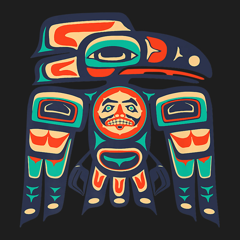 Alaska, Raven Haida Tribal Art, Native American Totem Premium T Shirt Classic T-shirt by alayziahollars | Artistshot