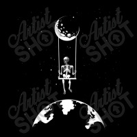 Skull Cool Skeleton Swing In The Moon Skull Swing Skeleton Pocket T-shirt | Artistshot