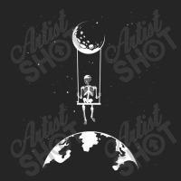 Skull Cool Skeleton Swing In The Moon Skull Swing Skeleton Unisex Hoodie | Artistshot