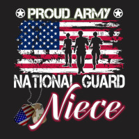 Proud Army National Guard Niece - U.s. Military Gift T-shirt | Artistshot