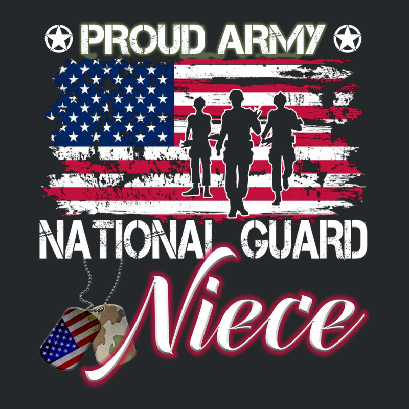 Proud Army National Guard Niece - U.s. Military Gift Crewneck Sweatshirt | Artistshot