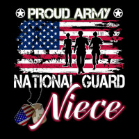 Proud Army National Guard Niece - U.s. Military Gift Zipper Hoodie | Artistshot