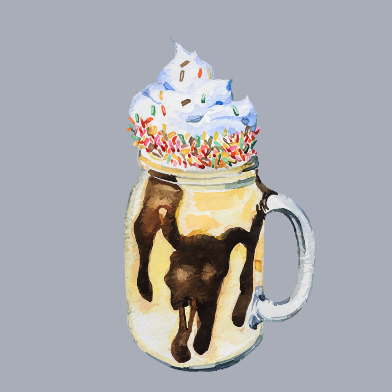 Vanilla Milkshake With Sprinkles T  Shirt Vanilla Milkshake Topped Wit Tank Dress by salesmanhuh | Artistshot