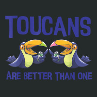 Toucans Are Better Than One  Funny Drinking Tropical Bird T Shirt Women's Triblend Scoop T-shirt | Artistshot