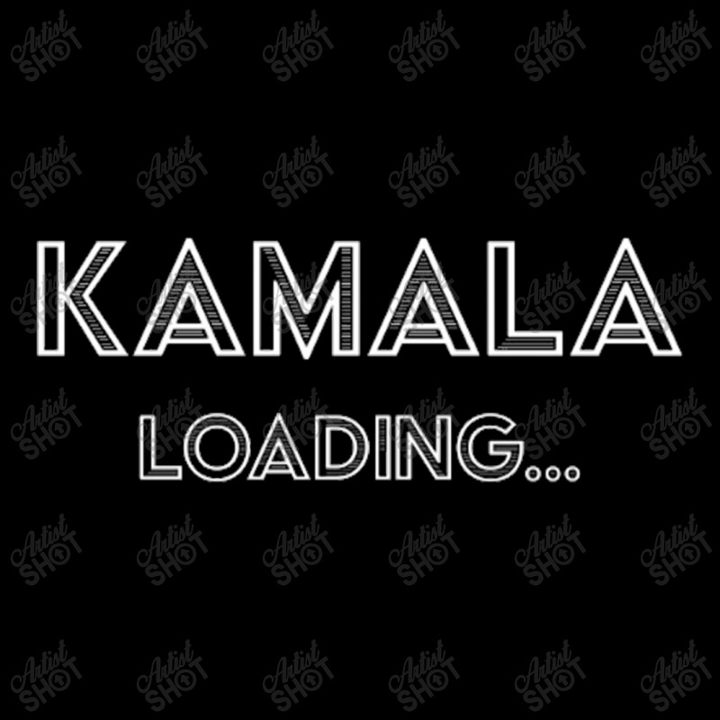 Kamala Loading For Dark Pin-back Button | Artistshot