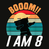 Boom I Am 8 Dabbing Boys 8th Birthday Eight Years T Shirt Scorecard Crop Tee | Artistshot