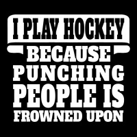 I Play Guitar Hockey Punching People Is Frowned Upon Maternity Scoop Neck T-shirt | Artistshot