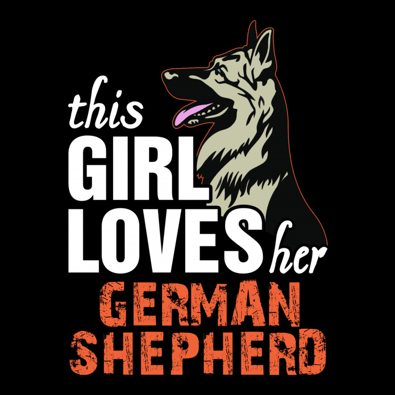 This Girl Loves Her German Shepherd Maternity Scoop Neck T-shirt by tshiart | Artistshot