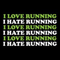 I Love Running I Hate Running Maternity Scoop Neck T-shirt | Artistshot