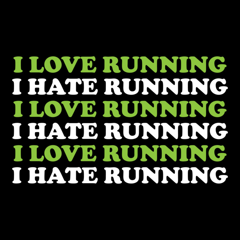 I Love Running I Hate Running Maternity Scoop Neck T-shirt by tshiart | Artistshot