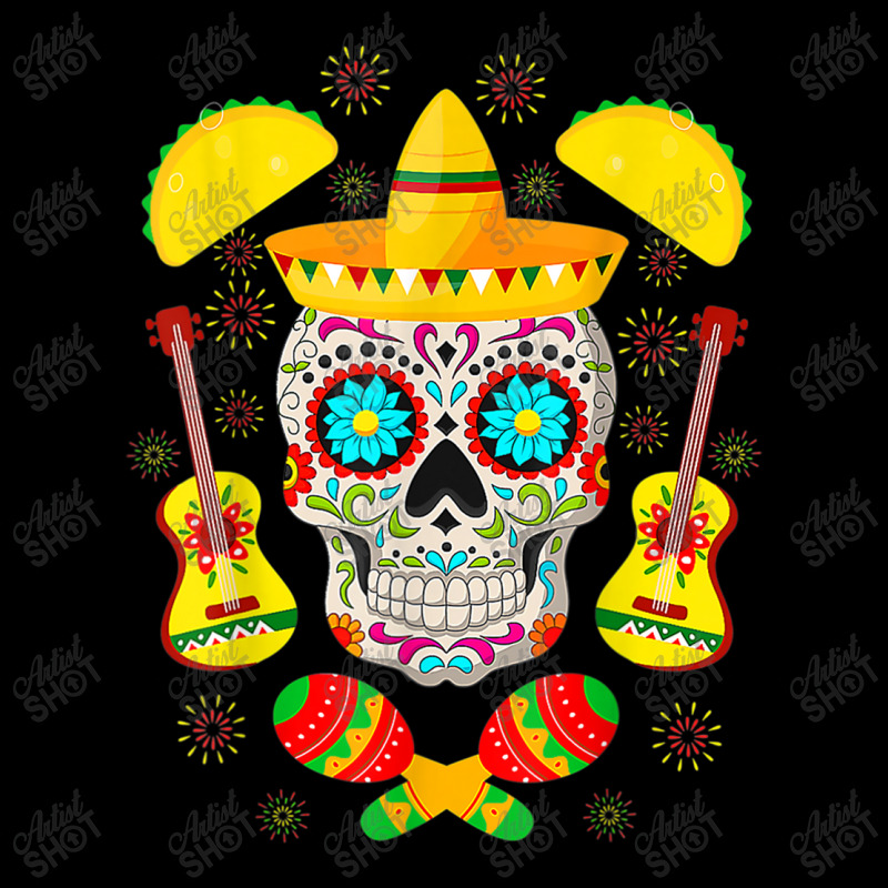 Skull Fiesta Party Sugar Skull Rose Calavera Mexican Cinco De Mayo Toddler Sweatshirt by criticizematter | Artistshot