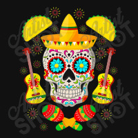 Skull Fiesta Party Sugar Skull Rose Calavera Mexican Cinco De Mayo Baby Bibs | Artistshot