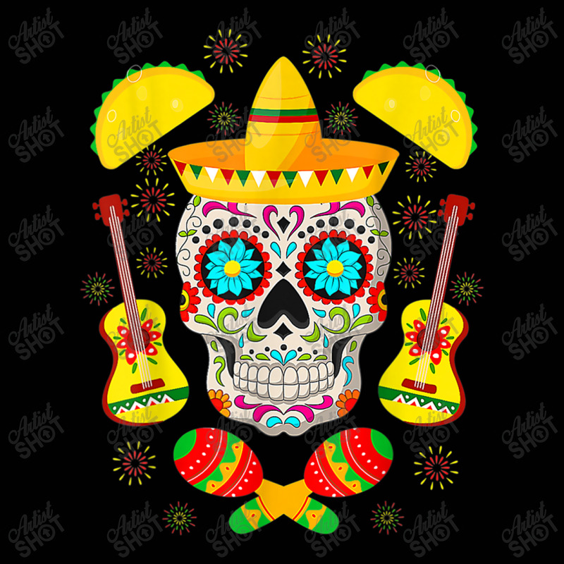 Skull Fiesta Party Sugar Skull Rose Calavera Mexican Cinco De Mayo Toddler 3/4 Sleeve Tee by criticizematter | Artistshot