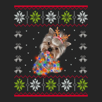 Christmas Lights Yorkshire Terrier Dog Santa Tree Xmas Gift Unisex Hoodie | Artistshot