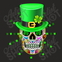 Skull Irish Sugar Skulls Paddys St Patricks Day Calavera Mexican 708 Ladies Fitted T-shirt | Artistshot