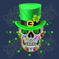 Skull Irish Sugar Skulls Paddys St Patricks Day Calavera Mexican 708 Ladies Denim Jacket | Artistshot