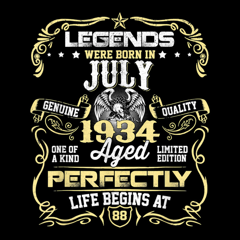 Legends Were Born In July 1934 {b] Years Old Birthday Gifts T Shirt Long Sleeve Shirts | Artistshot