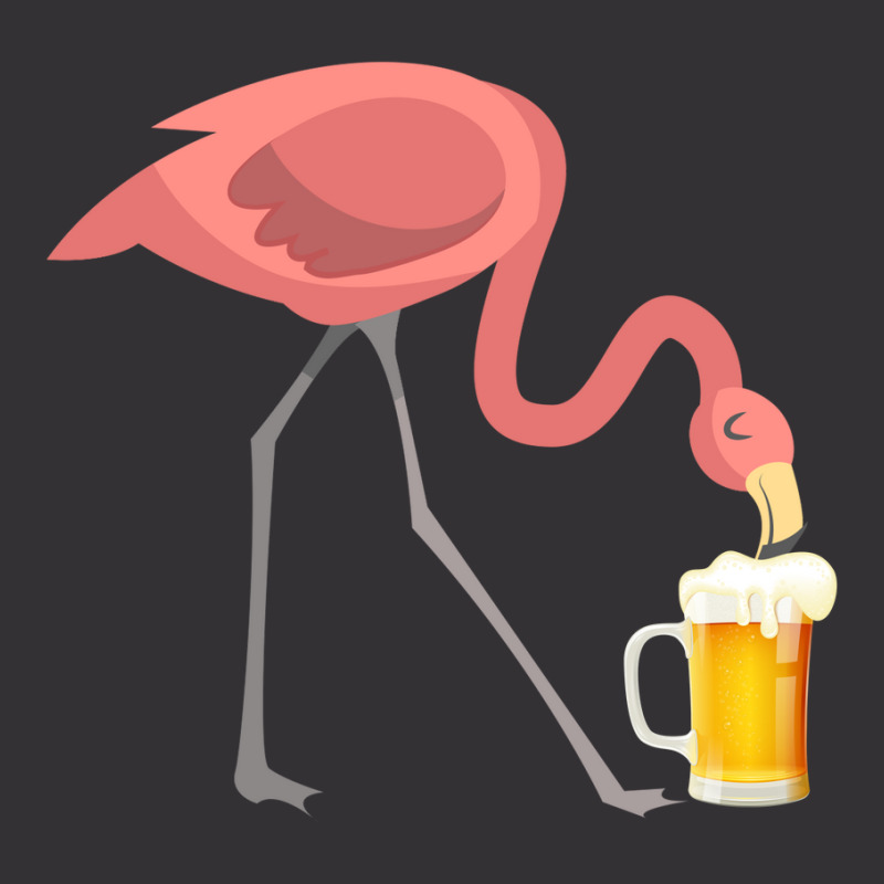 Flamingo Drinking Beer T-shirt Bird Lover Alcohol Party Tee Vintage Hoodie by LisaSnyder | Artistshot